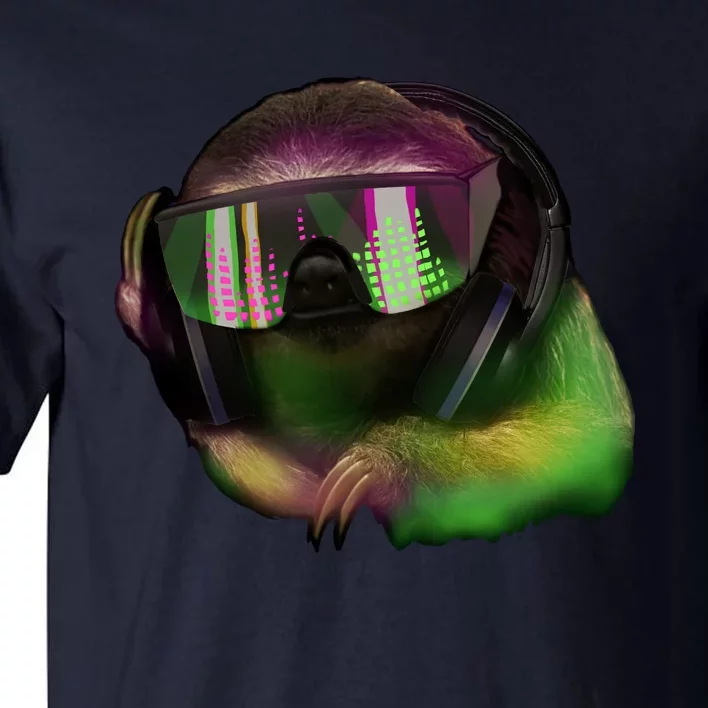 DJ Sloth Tall T-Shirt