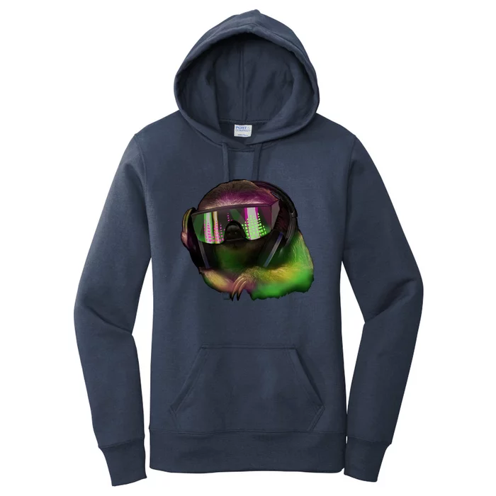 DJ Sloth Women's Pullover Hoodie