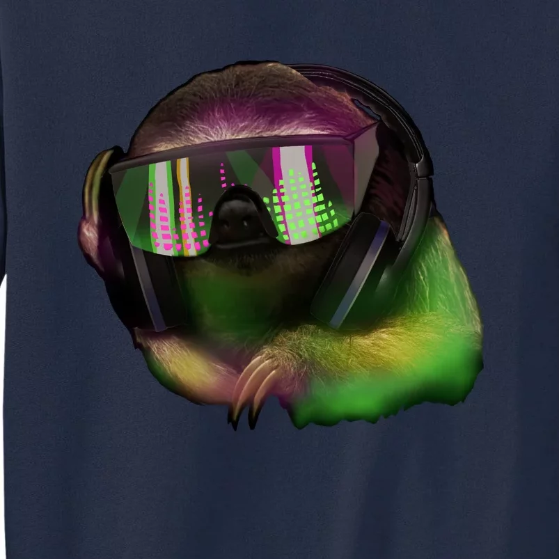 DJ Sloth Tall Sweatshirt