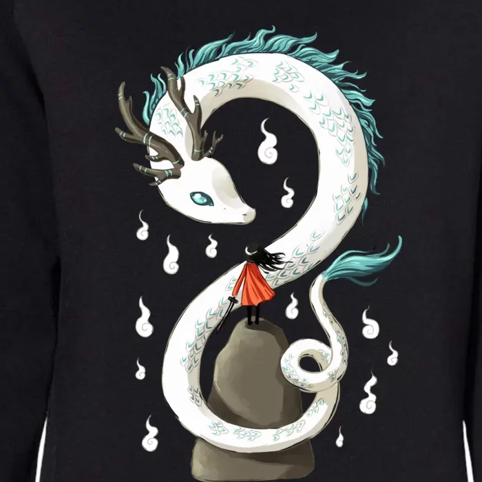 Dragon Spirit Womens California Wash Sweatshirt