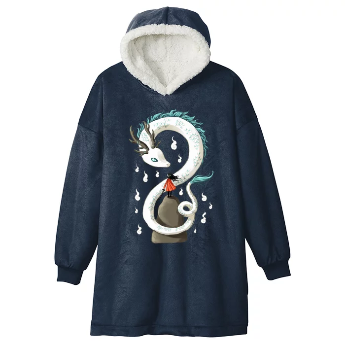 Dragon Spirit Hooded Wearable Blanket