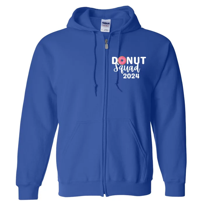 Donut Squad Donut Sprinkle Lover National Donut Day 2024 Great Gift Full Zip Hoodie