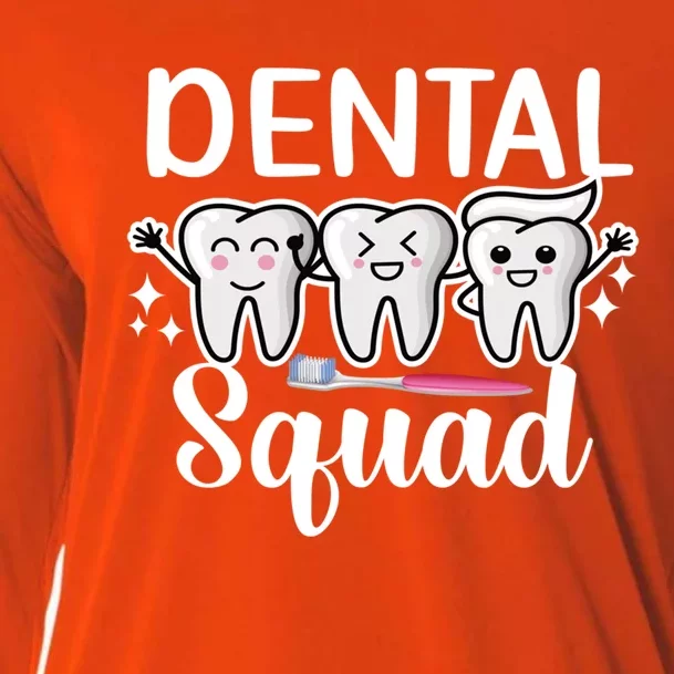 Dental Squad Dentist Dental Assistant Dental Crew Cute Gift Cooling Performance Long Sleeve Crew