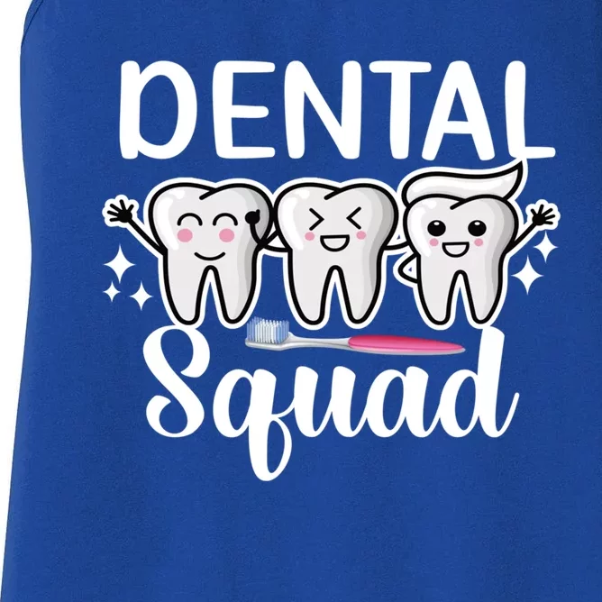 Dental Squad Dentist Dental Assistant Dental Crew Cute Gift Women's Racerback Tank