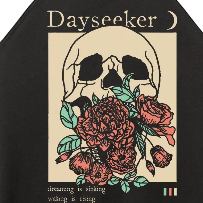 Dayseeker Skull Dearming Is Sinking Waking Is Rising Women’s Perfect Tri Rocker Tank