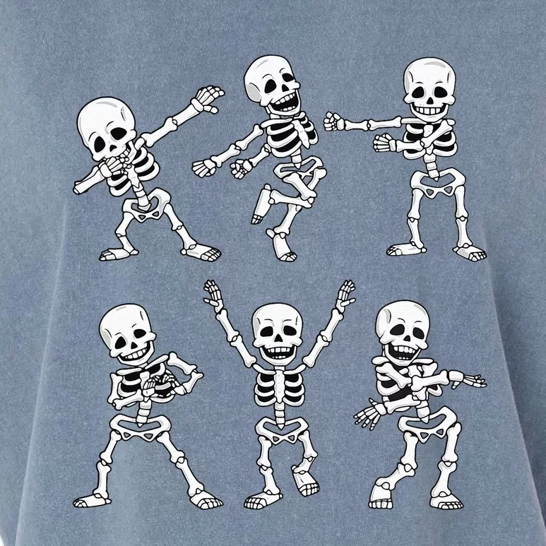 Dancing Skeletons Dance Challenge Girl Kids Halloween Garment-Dyed Women's Muscle Tee