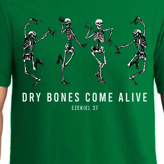 Dancing Skeleton Dry Bones Come Alive Christian Pajama Set