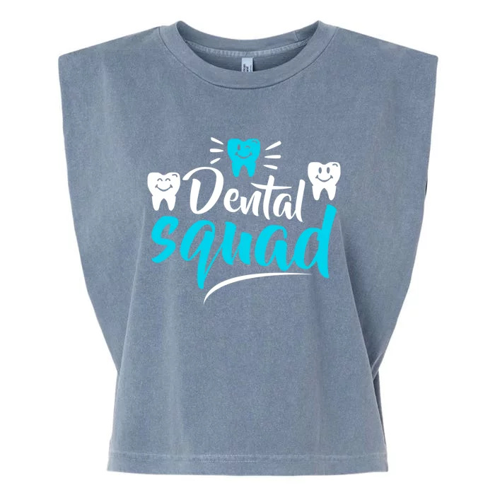 Dental Squad Dentist Office Dental Assistant Gift Garment-Dyed Women's Muscle Tee