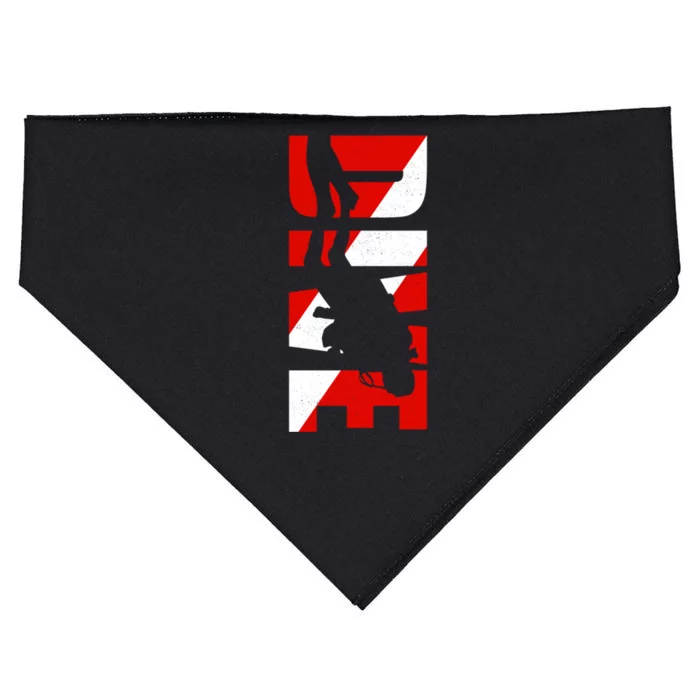 Dive Scuba Diving Gift Scuba Diving Gift USA-Made Doggie Bandana