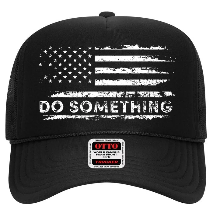 Do Something Dont Boo Vote Do Something Vote High Crown Mesh Trucker Hat