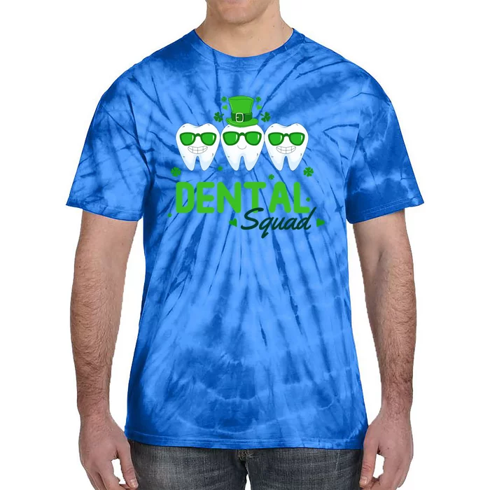 Dental Squad Dentist Assistant Dentist St Patricks Day Gift Tie-Dye T-Shirt