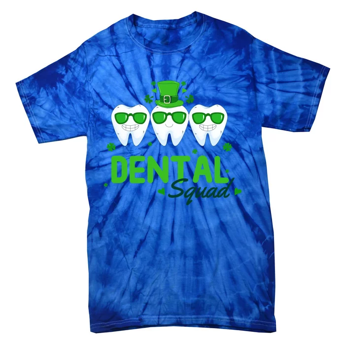 Dental Squad Dentist Assistant Dentist St Patricks Day Gift Tie-Dye T-Shirt