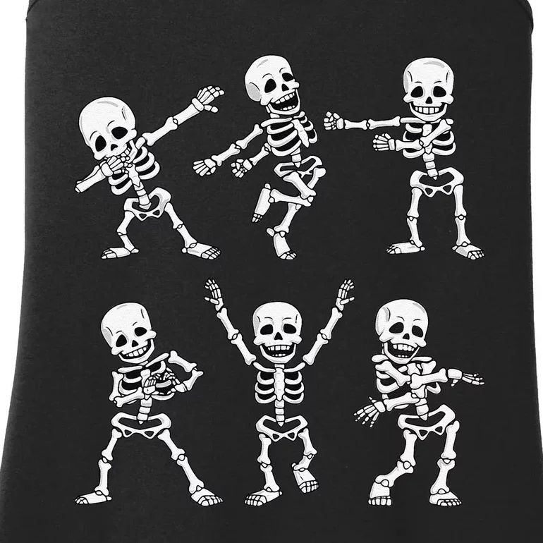 Dancing Skeletons Dance Challenge Halloween Ladies Essential Tank