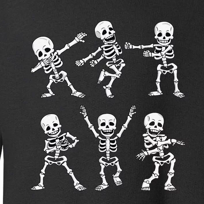 Dancing Skeletons Dance Challenge Halloween Toddler Sweatshirt