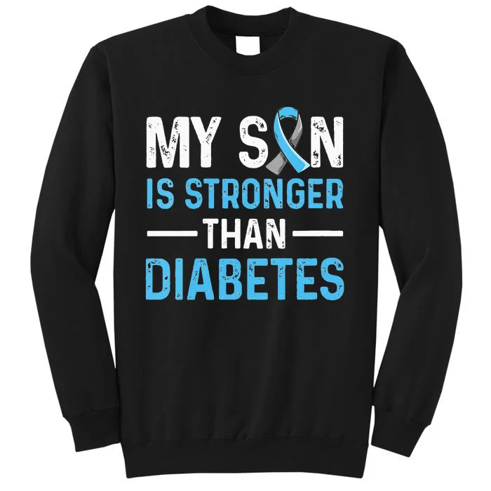 Diabetic Support Design for a Dad or Mom of a T1D Son Sweatshirt