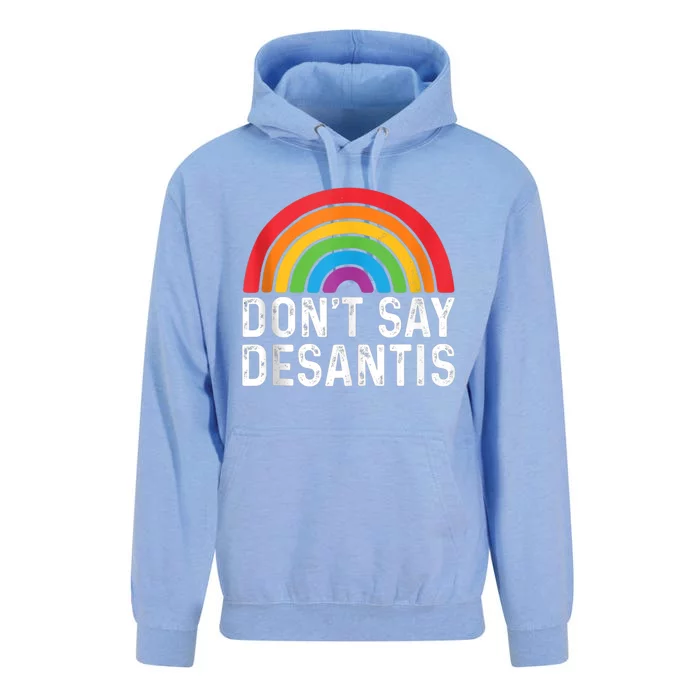 Dont Say DeSantis Rainbow Say Gay Unisex Surf Hoodie