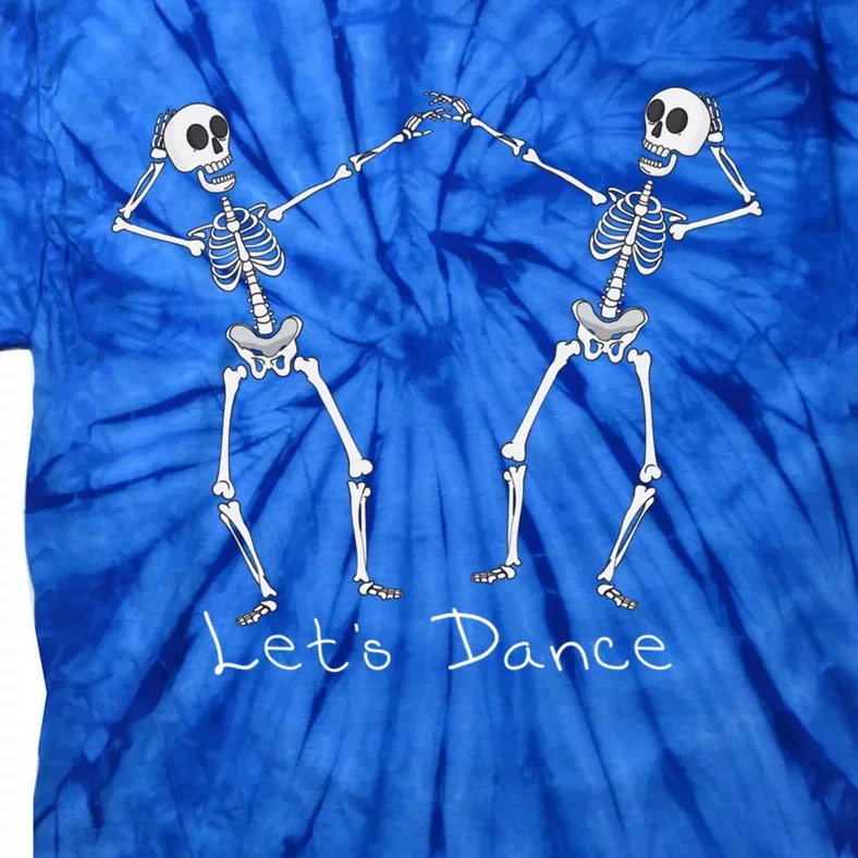 Dancing Skeletons During Halloween Gift Tie-Dye T-Shirt