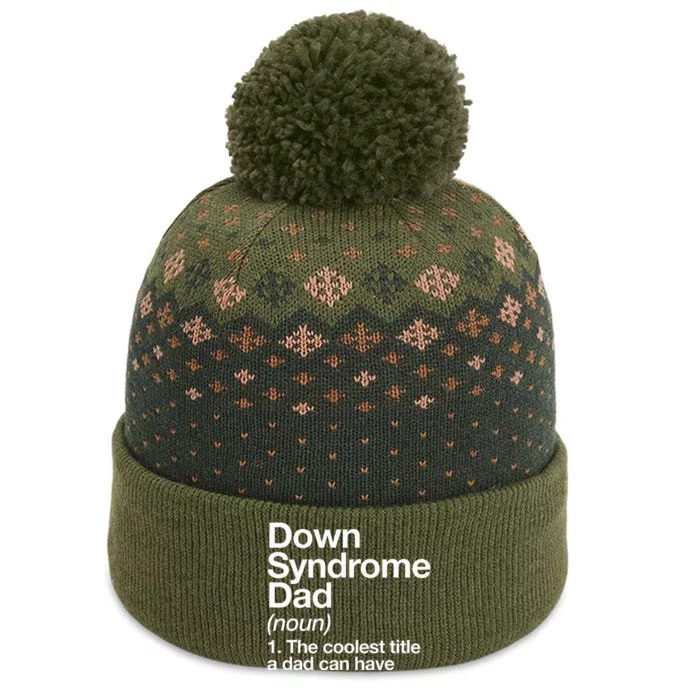 Down Syndrome Dad Definition Awareness Month The Baniff Cuffed Pom Beanie