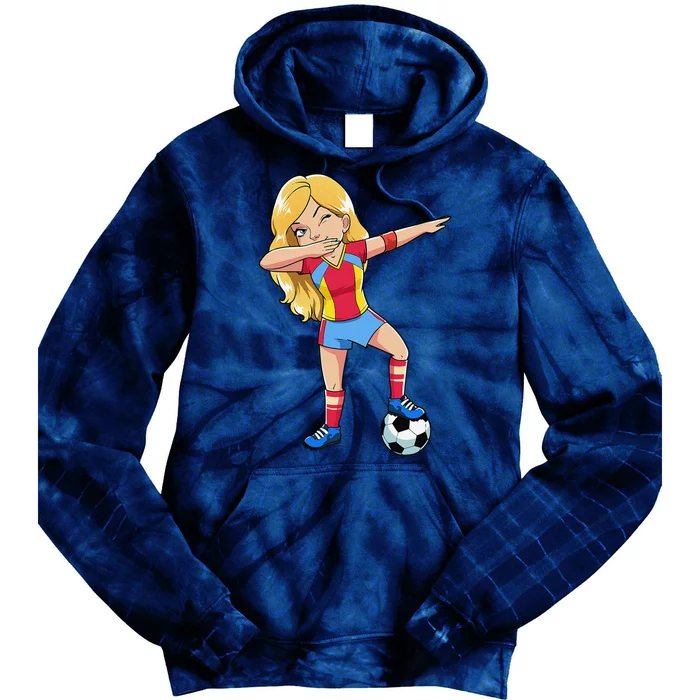 Dabbing Soccer Dab Dance Football Gifts Tie Dye Hoodie