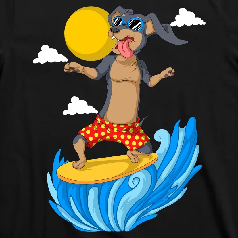 Dachshund Surfing T-Shirt