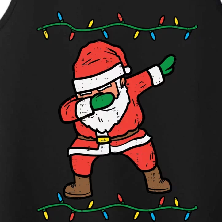 Dabbing Santa Dab Xmas Pjs Christmas Cool Gift Performance Tank