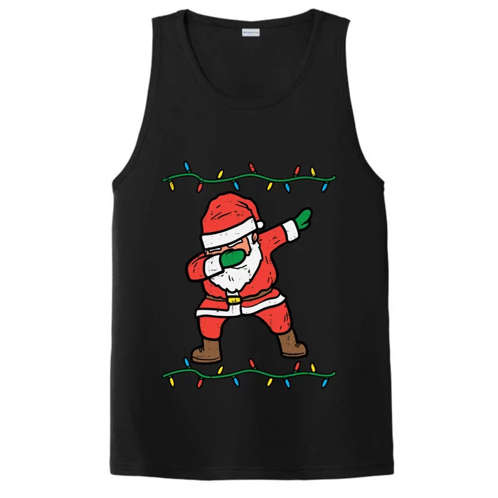 Dabbing Santa Dab Xmas Pjs Christmas Cool Gift Performance Tank