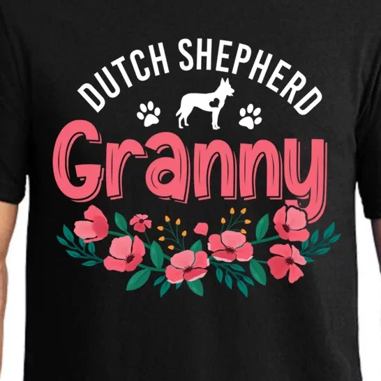 Dutch Shepherd Dog Granny Funny Gift For Dog Mom Lover Xmas Gift Pajama Set