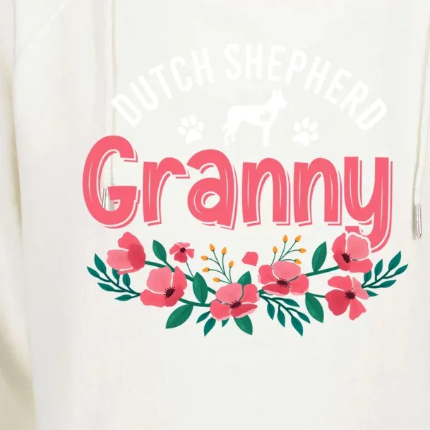 Dutch Shepherd Dog Granny Funny Gift For Dog Mom Lover Xmas Gift Womens Funnel Neck Pullover Hood