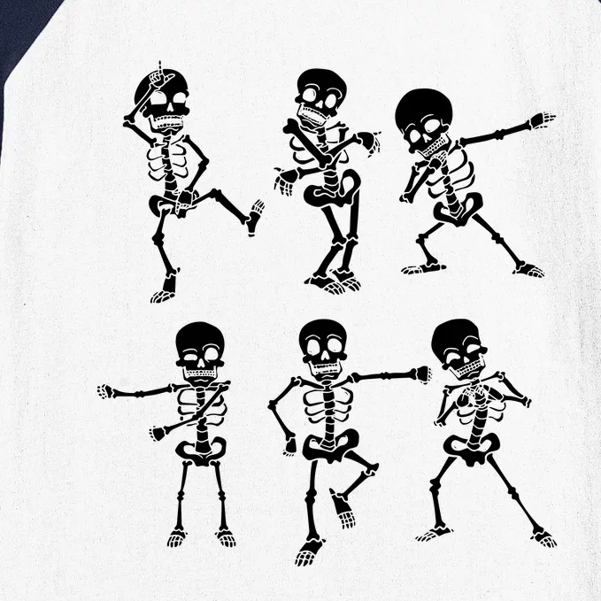 Dancing Skeletons Baseball Sleeve Shirt