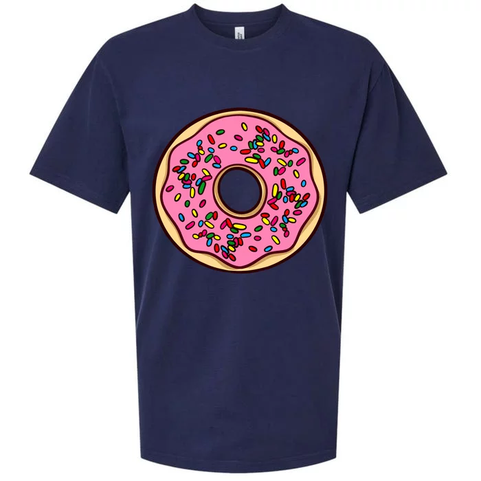 Donut Sprinkles Doughnut Fried Dough Sweet Snack Dessert Sueded Cloud Jersey T-Shirt