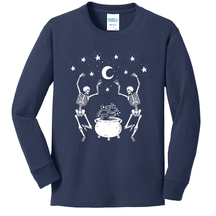 Dancing Skeletons Kids Long Sleeve Shirt