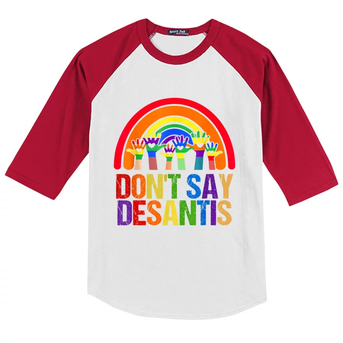 Dont Say DeSantis Kids Colorblock Raglan Jersey