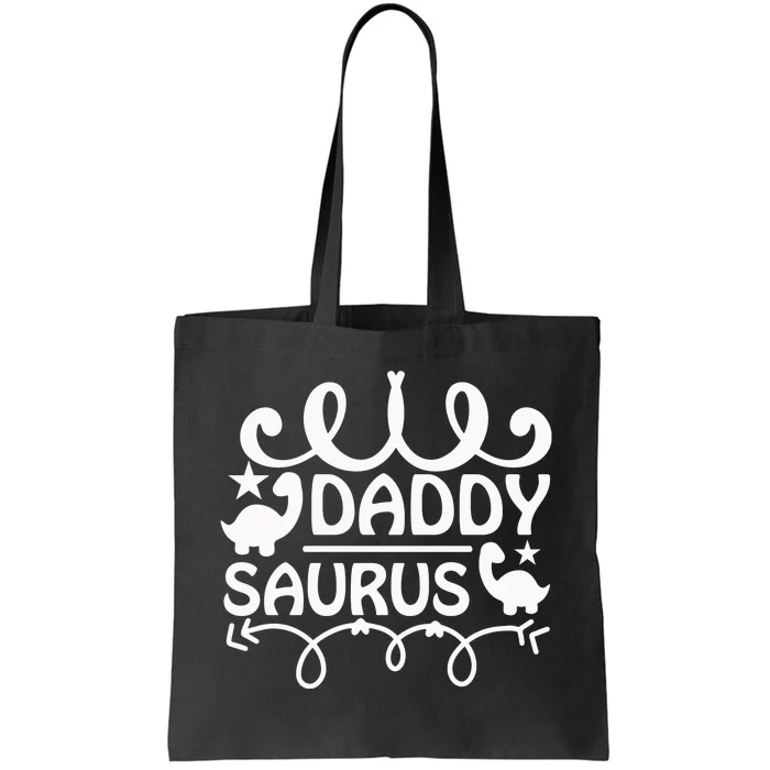 Daddy Saurus Tote Bag