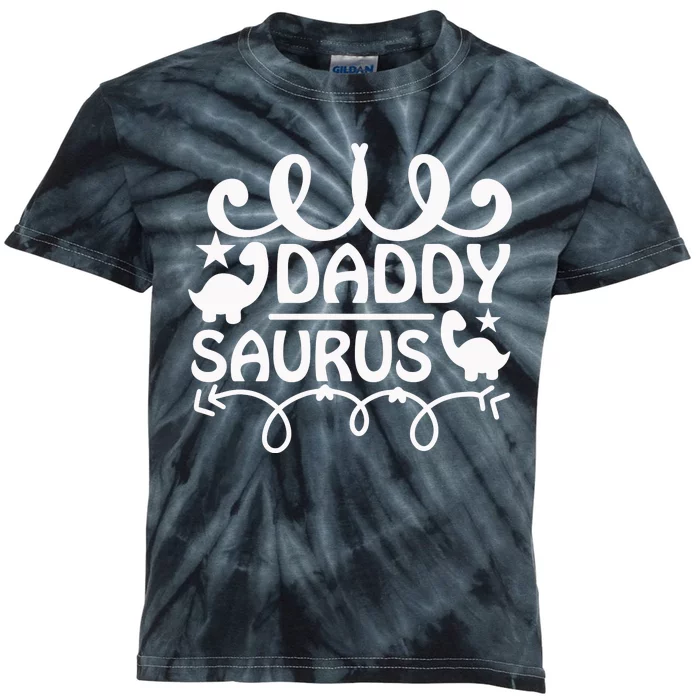 Daddy Saurus Kids Tie-Dye T-Shirt