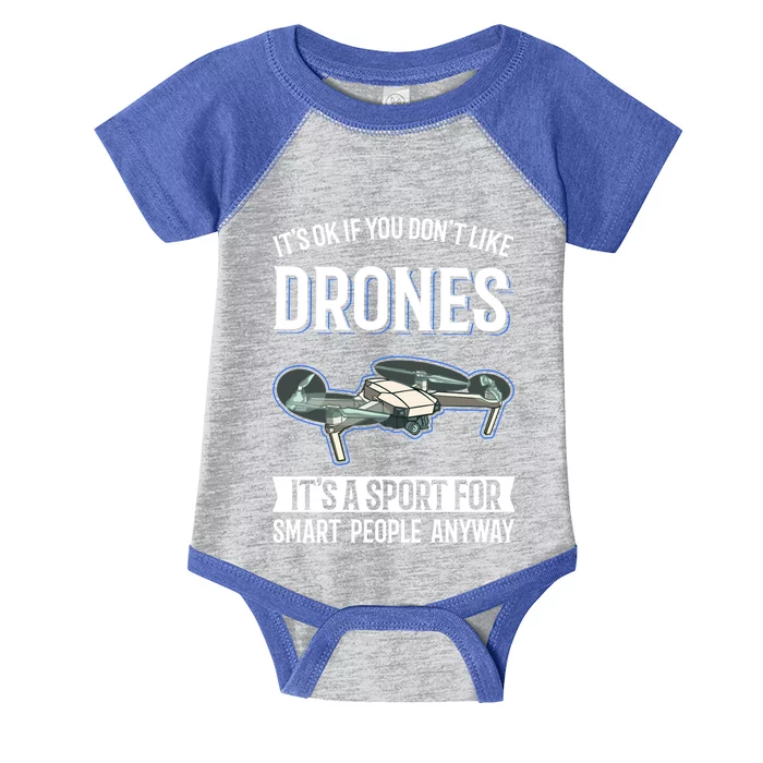 Drones Saying Drone Pilot Gift Infant Baby Jersey Bodysuit