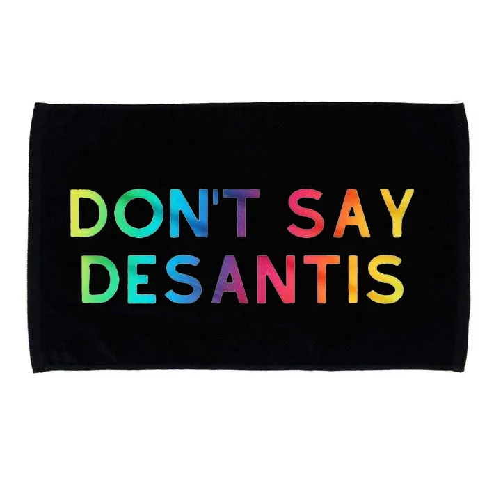 Don't Say DeSantis Rainbow Say Gay Graphic Tall Microfiber Hand Towel