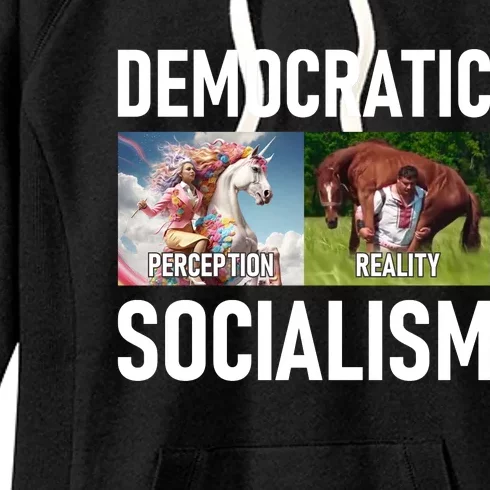 Democratic Socialism Women's Fleece Hoodie