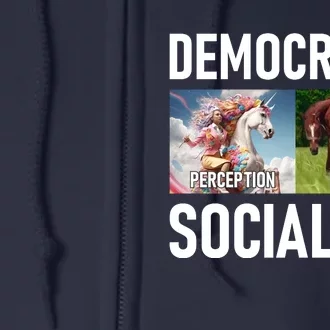 Democratic Socialism Full Zip Hoodie