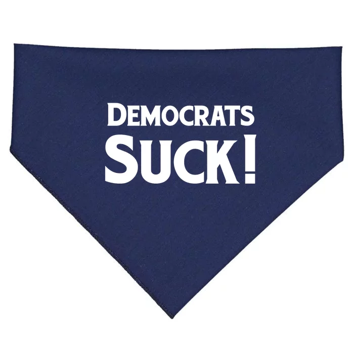 Democrats Suck USA-Made Doggie Bandana