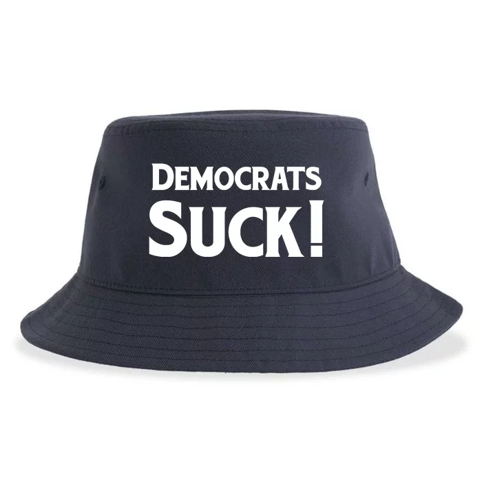 Democrats Suck Sustainable Bucket Hat