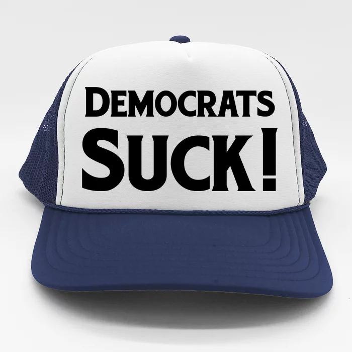 Democrats Suck Trucker Hat