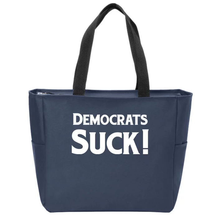 Democrats Suck Zip Tote Bag