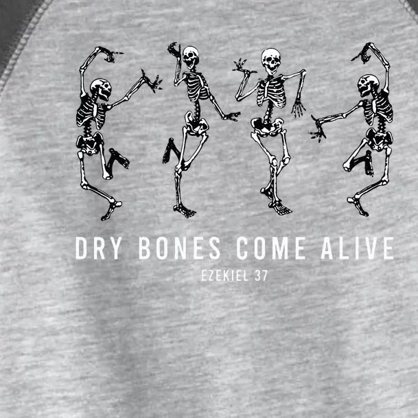 Dancing Skeleton Dry Bones Come Alive Christian Halloween Toddler Fine Jersey T-Shirt