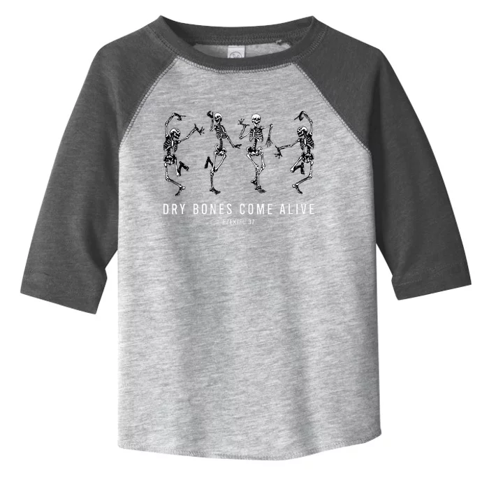 Dancing Skeleton Dry Bones Come Alive Christian Halloween Toddler Fine Jersey T-Shirt