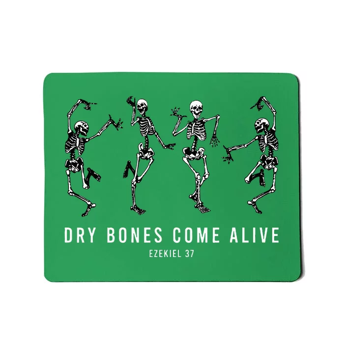 Dancing Skeleton Dry Bones Come Alive Christian Halloween Mousepad