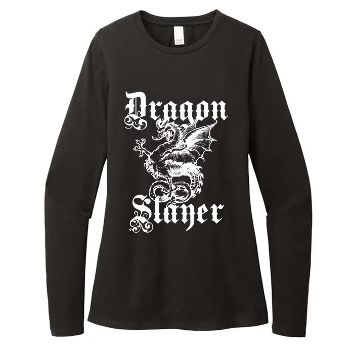 Dragon Slayer Womens CVC Long Sleeve Shirt