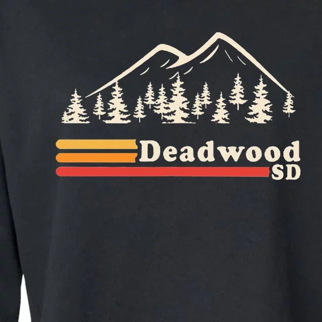 D.E.A.D.W.O.O.D South Dakota Mountains Cropped Pullover Crew