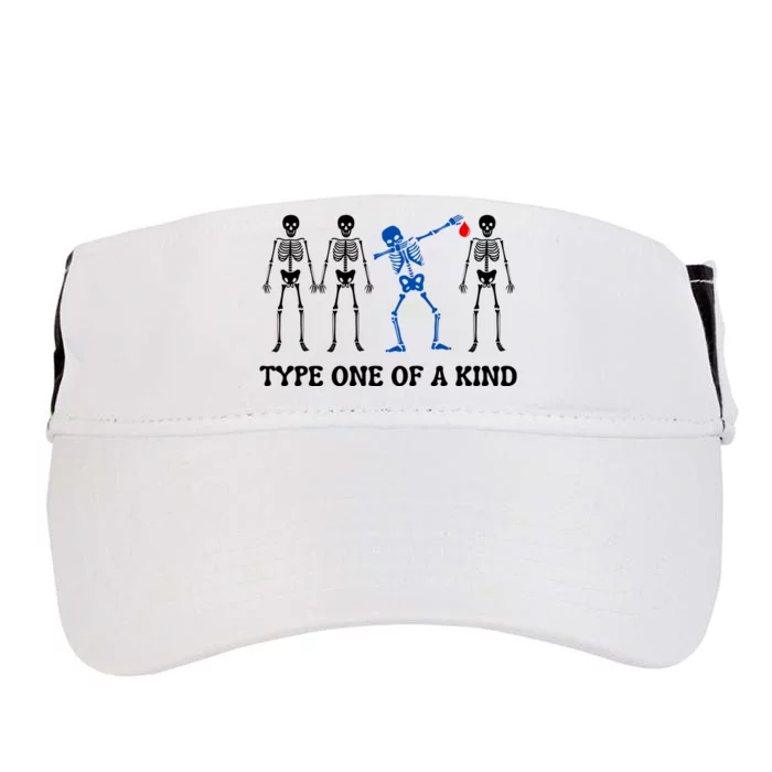 Dancing Skeleton Diabetes Adult Drive Performance Visor