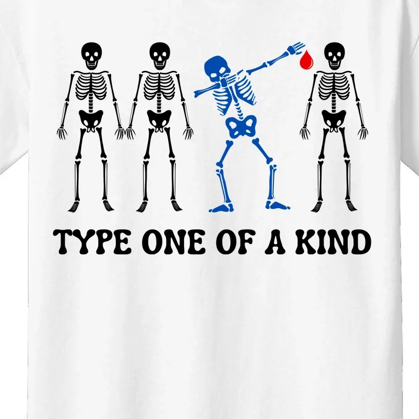 Dancing Skeleton Diabetes Kids T-Shirt