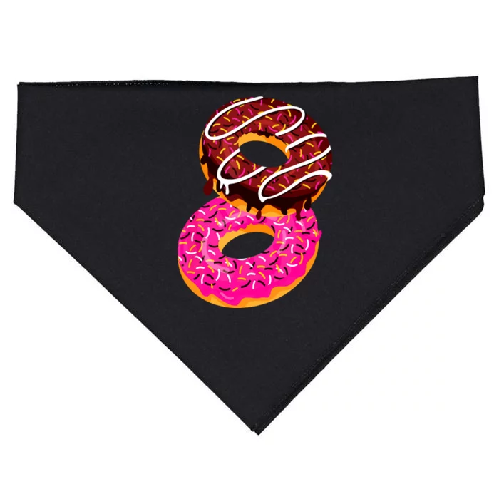 Donut Sweet Dessert Snack Funny Doughnut Food Lover Gifts USA-Made Doggie Bandana